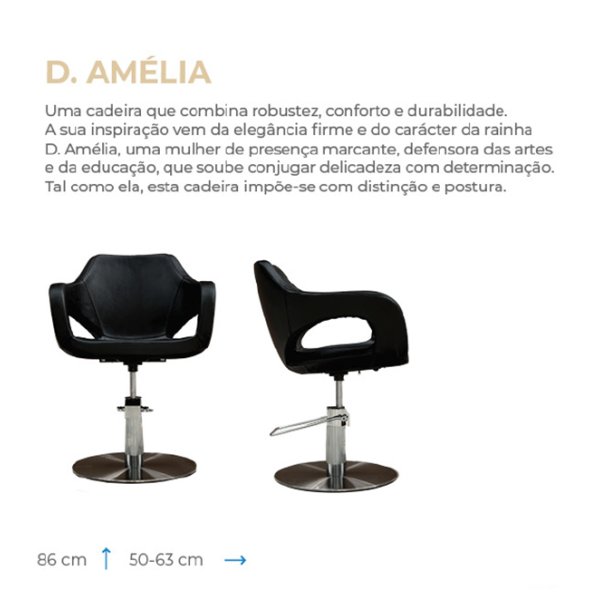 CADEIRA CABELEIREIRO D. AMELIA