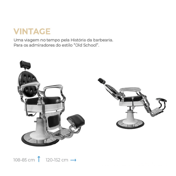 CADEIRA BARBEIRO VINTAGE