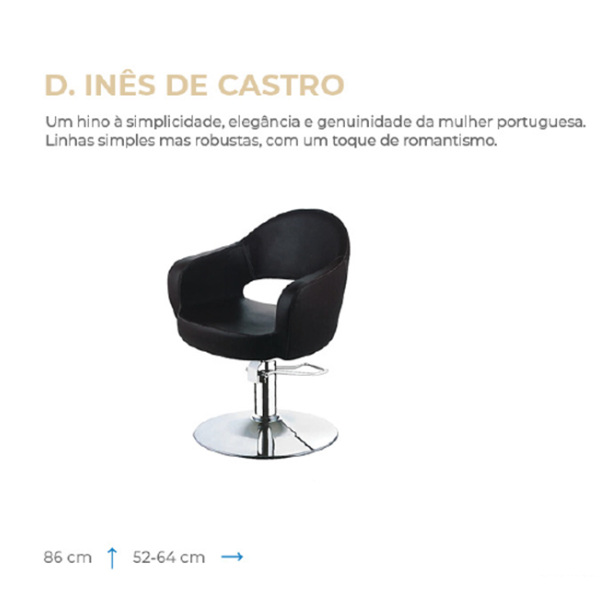 CADEIRA CABELEIREIRO D. INES CASTRO